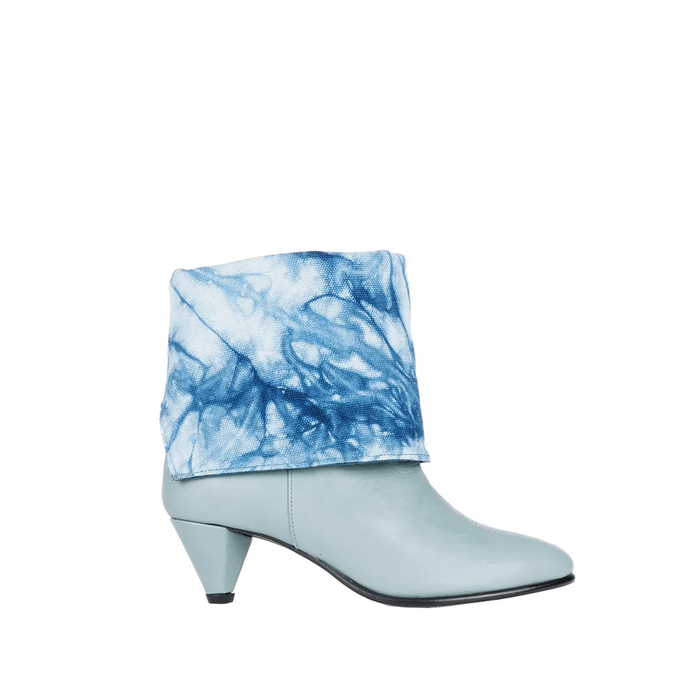 Cath - Grey - Dark blue - Canvas Natural Dyed