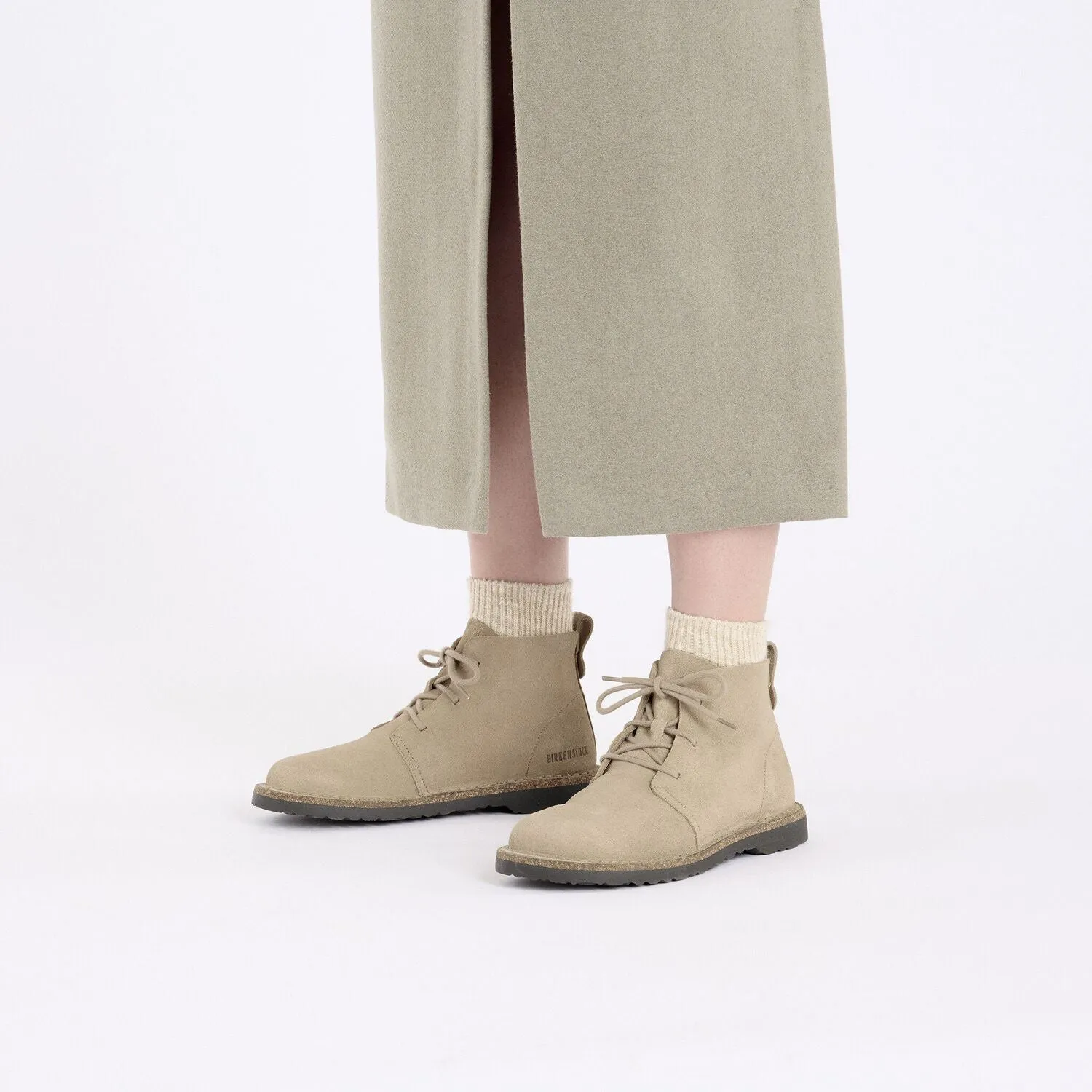Uppsala Mid | Women | Suede | Taupe